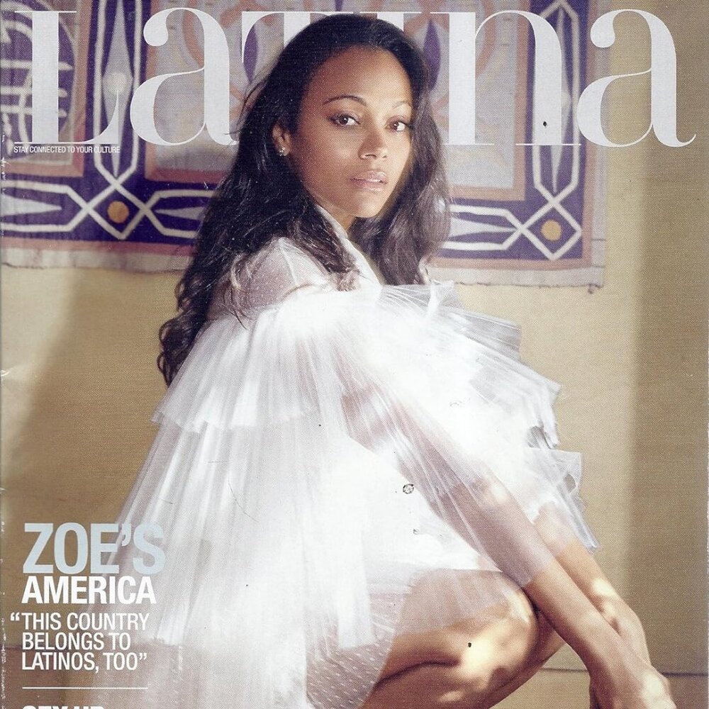 Latina Magazine - Zoe Saldana // December 2015 / January 2016